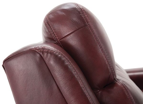 Canapé inclinable motorisé Asher en tissu rouge Palliser Furniture® 10