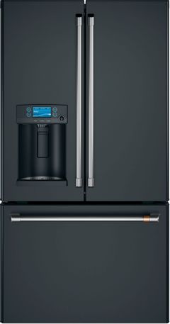 Café™ 22.2 Cu. Ft. Matte Black Counter Depth French Door Refrigerator (S/D)