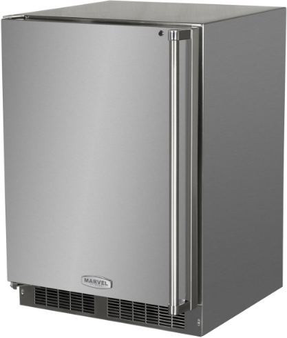 Marvel 24" Outdoor Refrigerator and Freezer-Stainless Steel-0