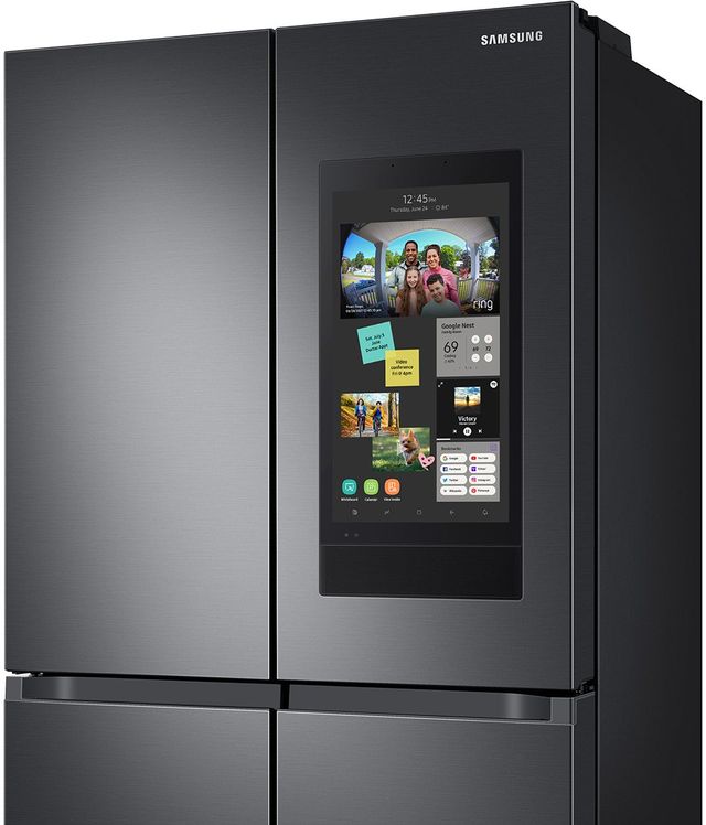Samsung 22.5 Cu. Ft. Fingerprint Resistant Black Stainless Steel Counter Depth French Door Refrigerator 4