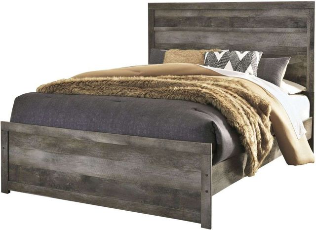 Signature Design by Ashley® Wynnlow 2-Piece Gray Queen Panel Bed Set 1