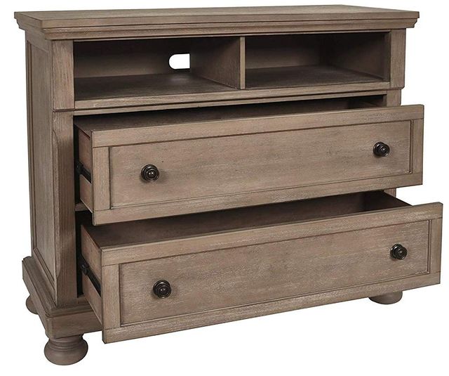 New Classic® Home Furnishings Allegra Pewter Media Console-2