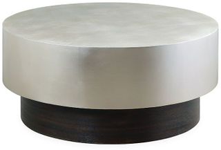 Coast To Coast Accents™ Dark Brown/Dotty Octavia Silver Cocktail Table