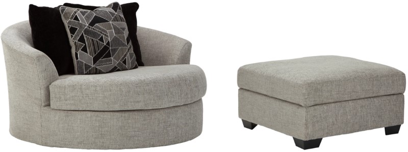 Ashley furniture cambri best sale oversized round swivel chair