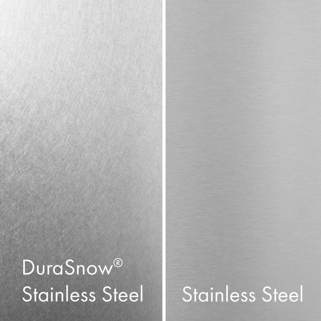 ZLINE 60" DuraSnow® Stainless Steel Pro Style Dual Fuel Range 5