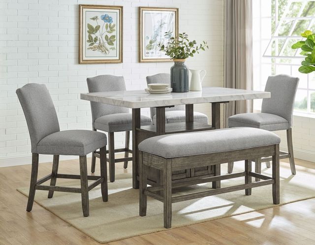 Spring 6 Piece Dining Set (Counter Height)-0