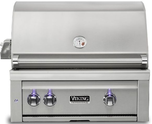 Viking® 5 Series 30" Stainless Steel Built In Natural Gas Grill-0