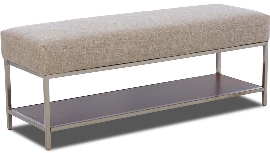 Klaussner® Simply Urban Avondale Upholstered Bench