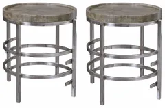 Signature Design by Ashley® Zinelli 2-Piece Gray Living Room Table Set