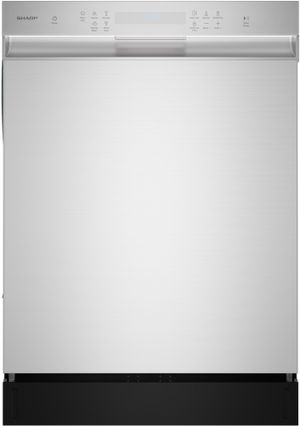 Sharp® 24" Stainless Steel Front Control Built In Dishwasher