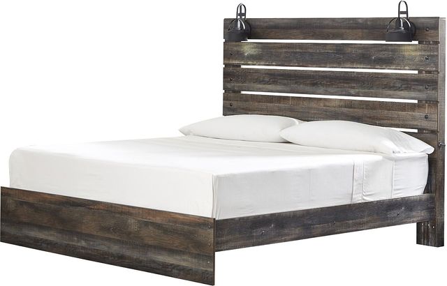 Signature Design by Ashley® Drystan Brown King Panel Bed-3