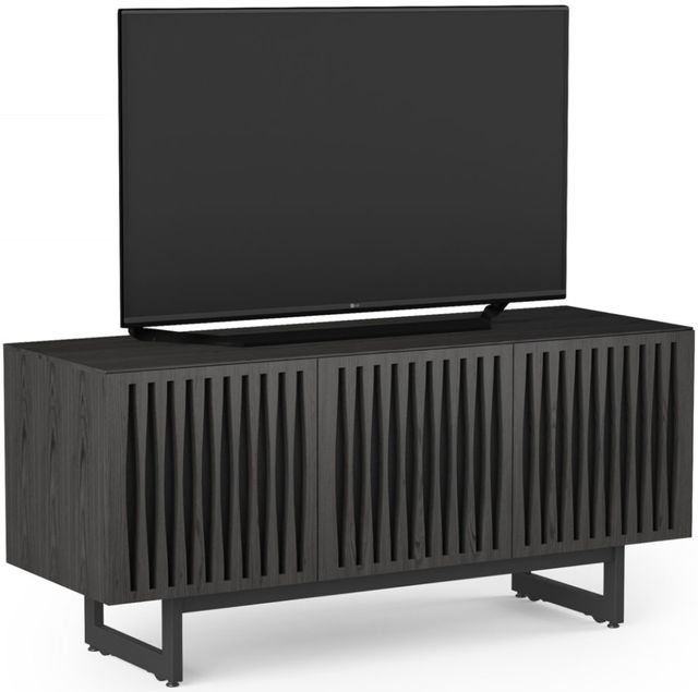 BDI Elements® Charcoal Stained Ash Media Cabinet 2