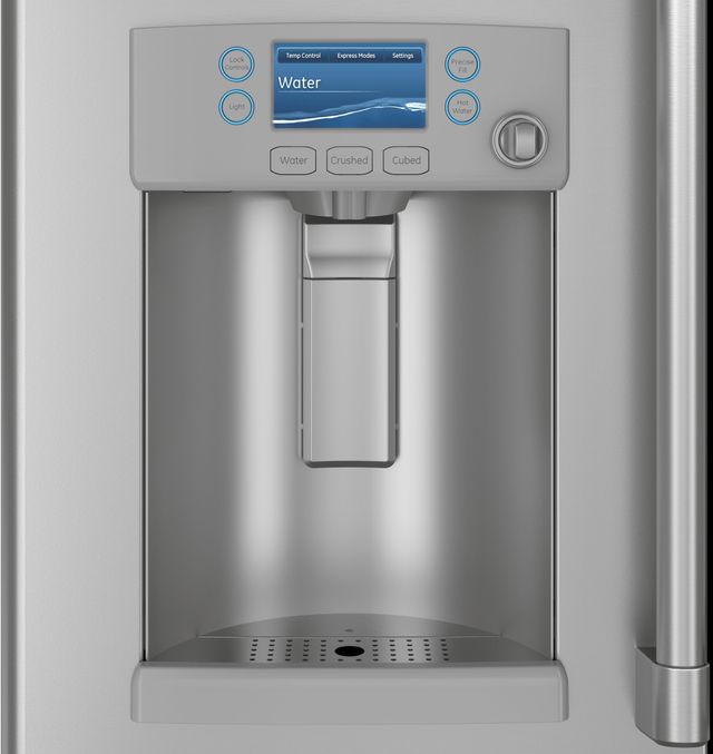 Réfrigérateur à portes françaises à profondeur de comptoir de 36 po Cafe™ de 22,2 pi³ - Acier inoxydable 26