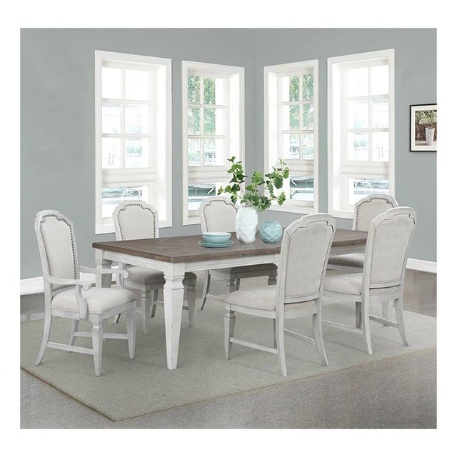 Avalon Furniture Nantucket Leg Table, 4 Side Chairs and 2 Arm Chairs-0