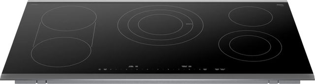 Bosch Benchmark® 36" Black/Stainless Steel Electric Cooktop 1
