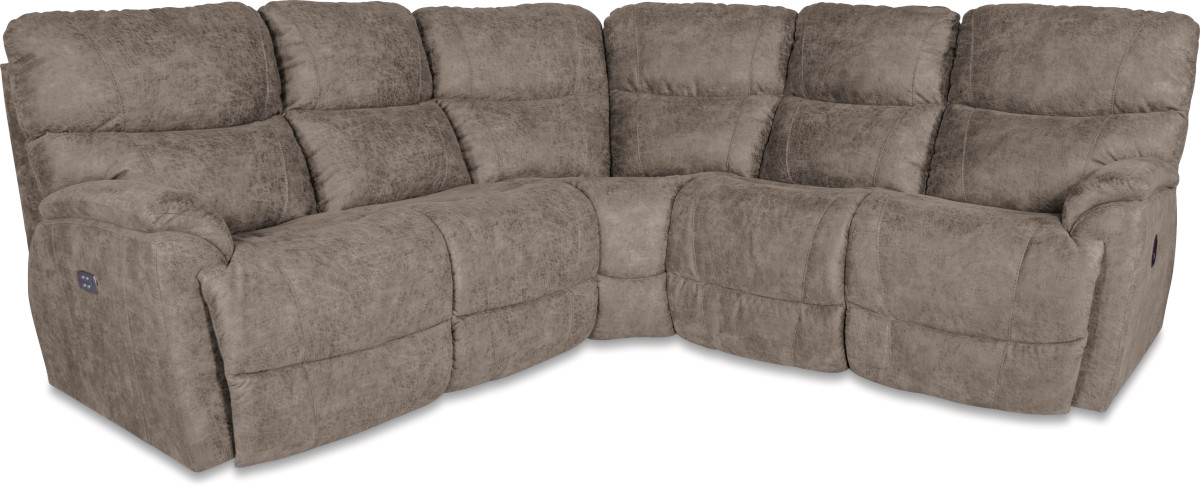 La z boy online reclining sectional