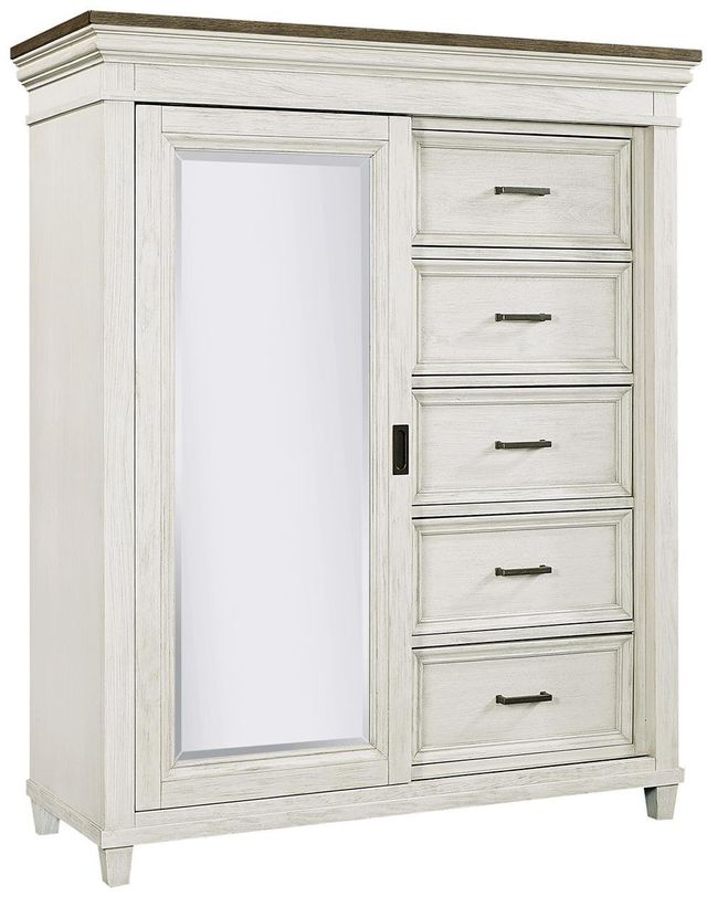 aspenhome® Caraway Aged Ivory Sliding Door Chest