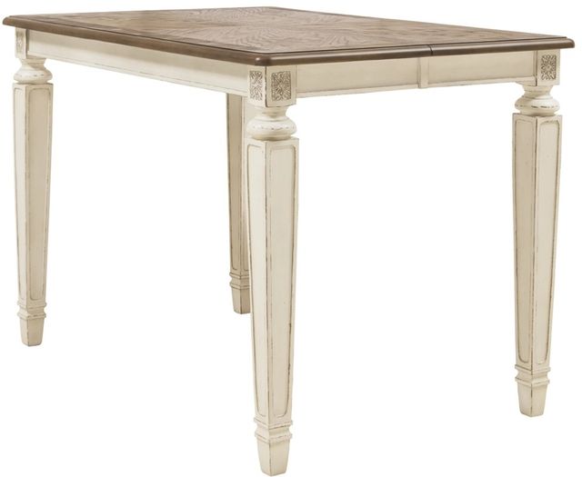 Signature Design by Ashley® Realyn Two-Tone Counter Height Dining Table 1