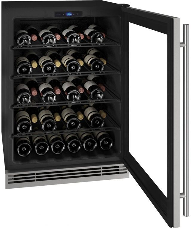 U-Line® 5.4 Cu. Ft. Stainless Steel Wine Cooler 2