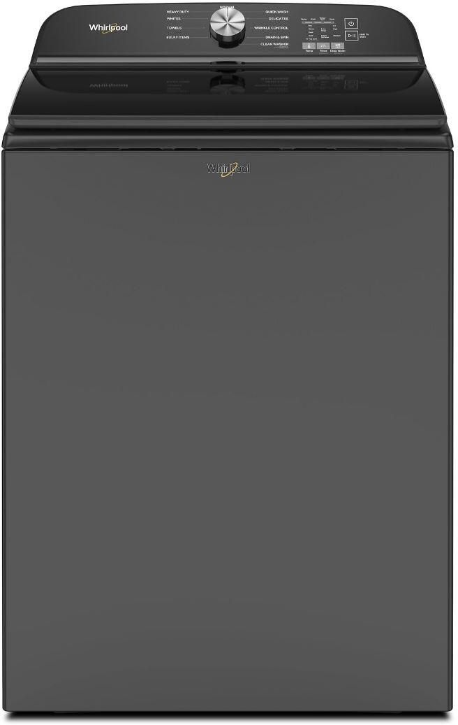 Whirlpool® 5.3 Cu. Ft. Volcano Black Top Load Washer | Fischer ...