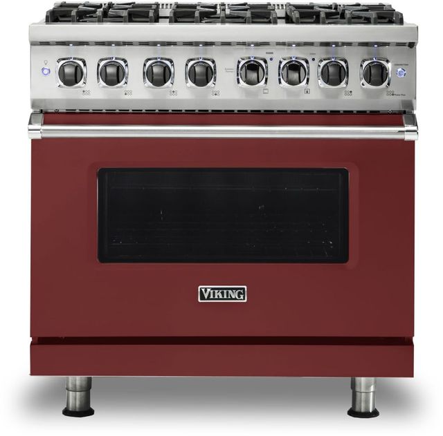 Viking® Professional 5 Series 36" Stainless Steel Pro Style Dual Fuel Range 20