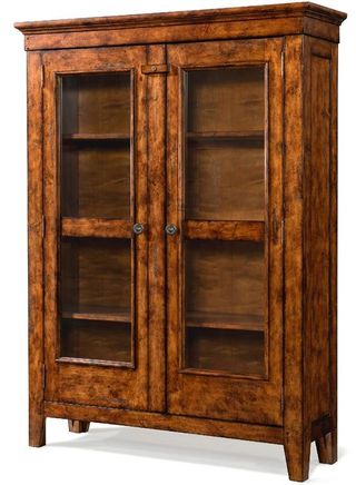 Klaussner® Southern Pines Pine Needles Bookcase/Curio Cabinet
