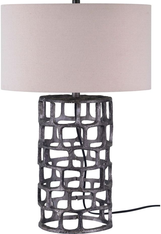 Renwil® Gatsby Antique Charcoal Grey Table Lamp