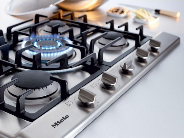 Miele 30" Stainless Steel Gas Cooktop-1