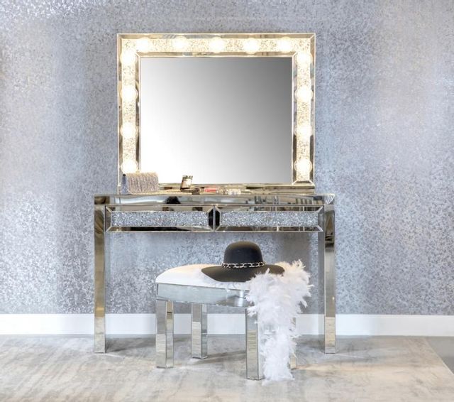 Coaster® Silver/Gray Vanity Mirror 3