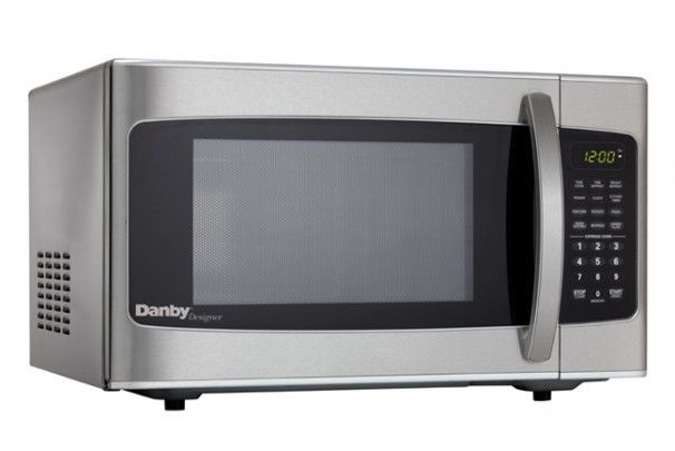 Danby® Designer 1.1 Cu. Ft. Stainless Steel Countertop Microwave 1