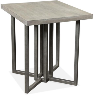 Riverside Furniture Adelyn Crema Gray Side Table