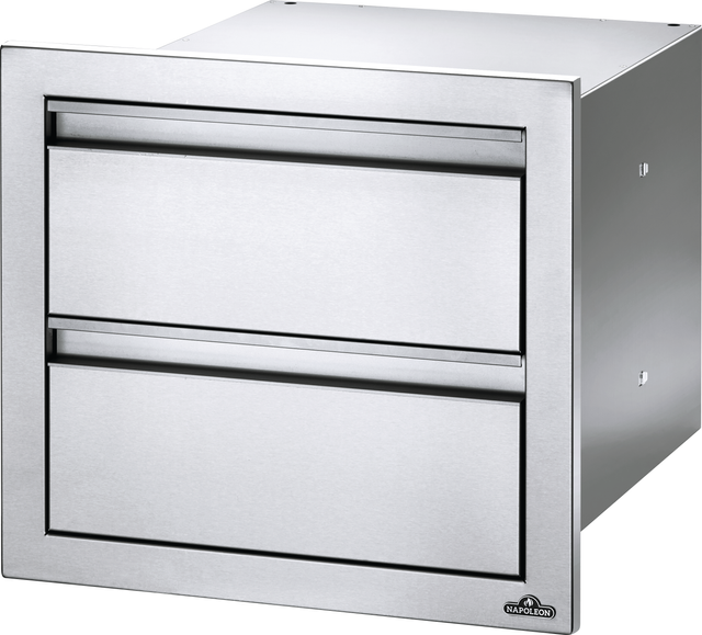 Napoleon Stainless Steel Double Drawer 2