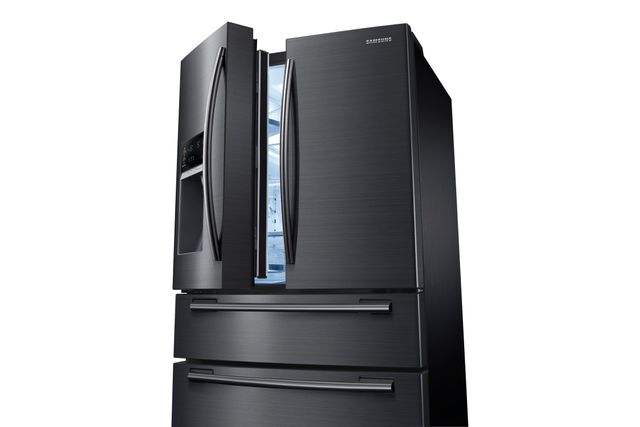 Samsung 24.7 Cu. Ft. Fingerprint Resistant Black Stainless Steel 4-Door French Door Refrigerator 5