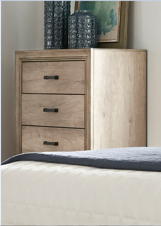 Liberty Furniture Sun Valley 5-Piece Sandstone Queen Upholstered Bedroom Set-3