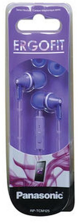 Panasonic® ErgoFit Violet In-Ear Earbud Headphones 1