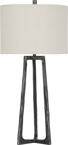 Signature Design by Ashley® Peeta Antique Pewter Metal Table Lamp
