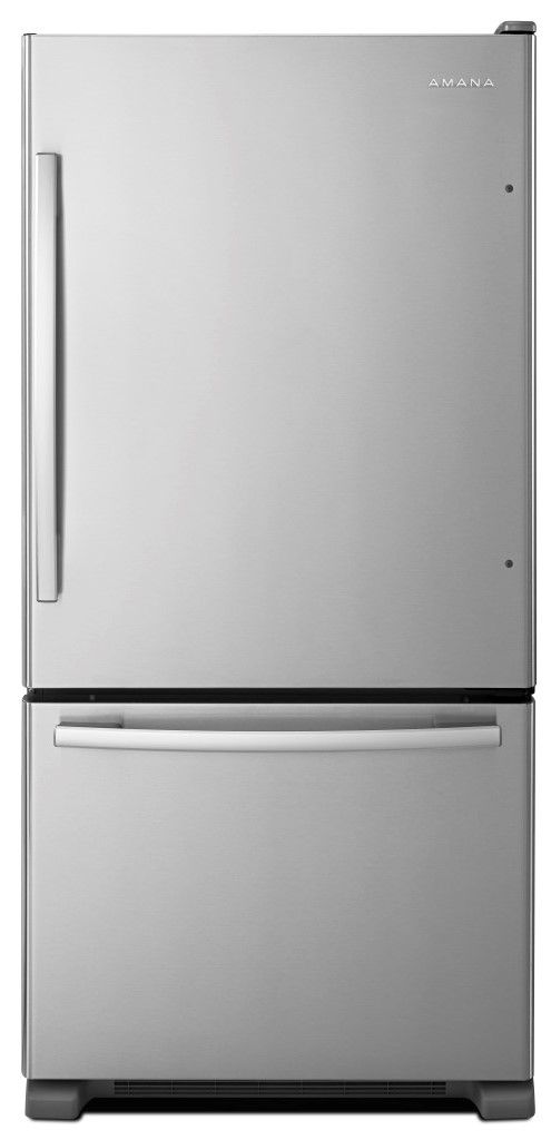 Amana® 22.07 Cu. Ft. Stainless Steel Bottom Freezer Refrigerator