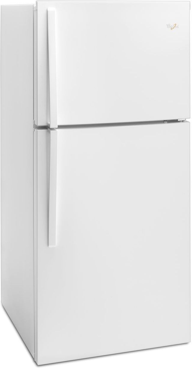 Whirlpool® 19.1 Cu. Ft. Monochromatic Stainless Steel Top Freezer Refrigerator 27