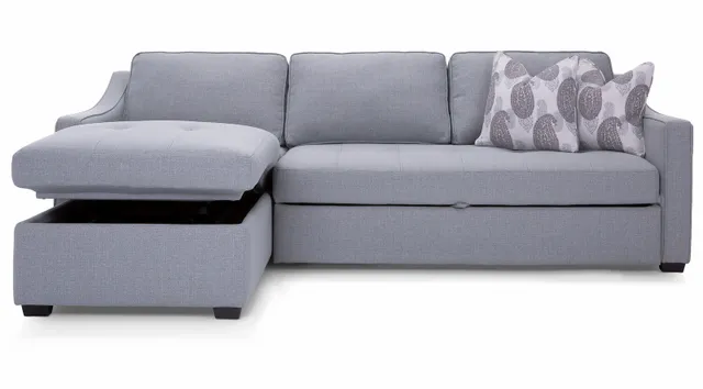 Decor-Rest® Furniture LTD M2086 2 Pc Power Chaise Sofa 1