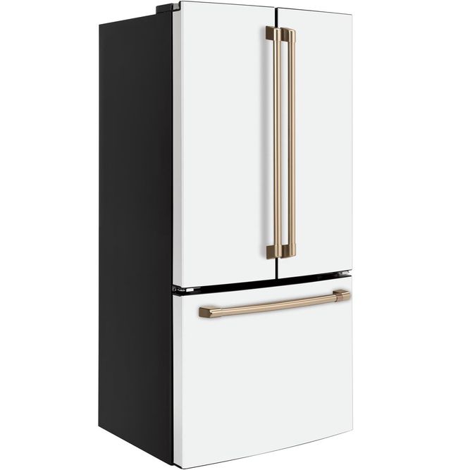 Café™ 33 in. 18.6 Cu. Ft. Matte White Counter-Depth French-Door ...