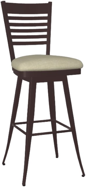 Amisco Customizable Edwin Upholstered Swivel Bar Stool | Colder's ...