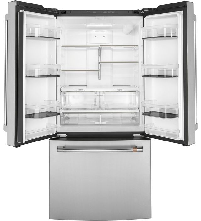 Réfrigérateur à portes françaises à profondeur de comptoir de 33 po Cafe™ de 18,6 pi³ - Acier inoxydable 21
