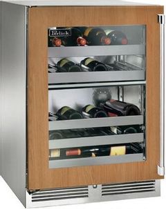 Perlick® Signature Series 5.2 Cu. Ft. Panel Ready Frame Dual Zone Outdoor Wine Cooler -HP24DO-4-4L
