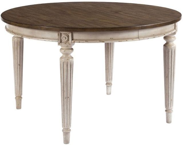 American Drew® Southbury Wirebrushed Oak Round Dining Table-0