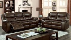 Furniture of America® Pollux 3-Piece Brown Reclining Living Room Set