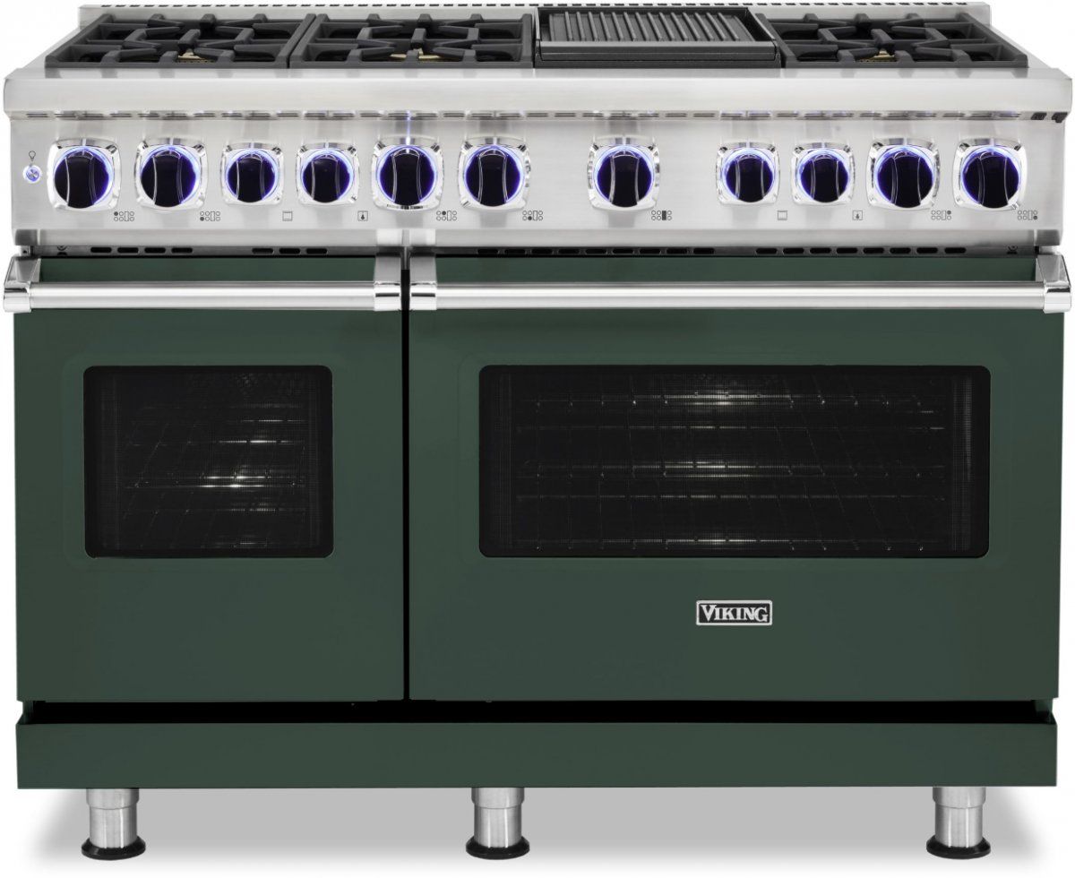 viking dual fuel range 48