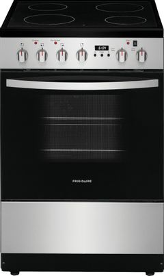 Frigidaire® 24" Stainless Steel Free Standing Electric Range-FCFE2425AS