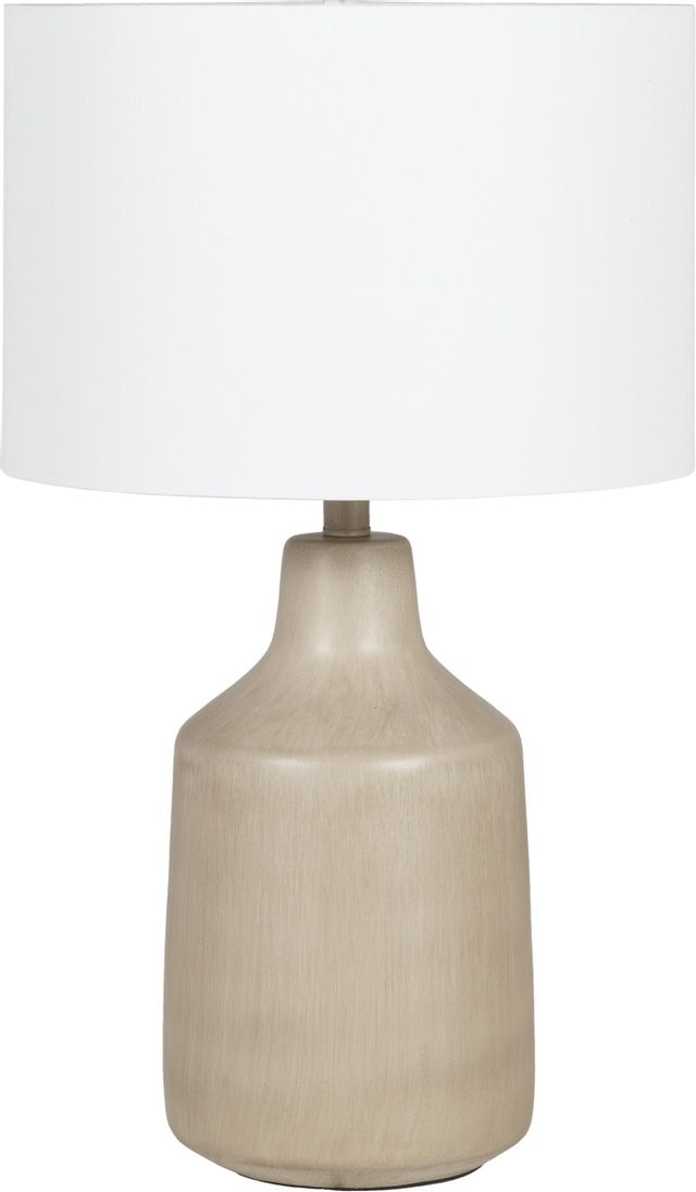 Surya Foreman Light Gray/White Lamp-0