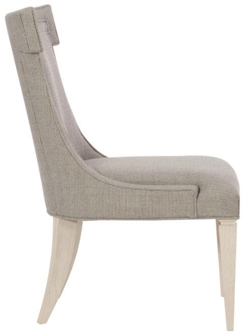 Bernhardt Domaine Blanc Dove White/Gray Side Chair 1