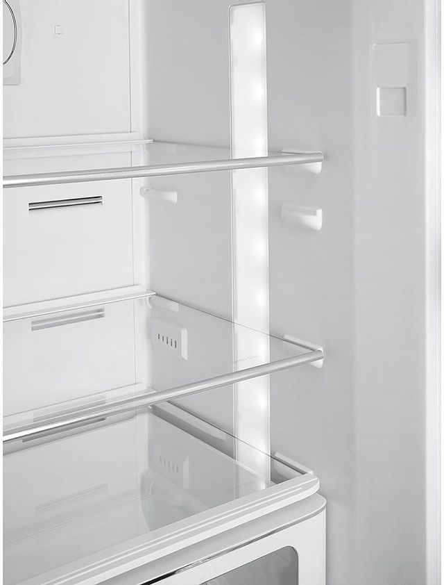 Smeg 50's Retro Style Aesthetic 11.7 Cu. Ft. Cream Bottom Freezer Refrigerator-2